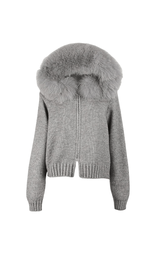 Gilet en fourrure - MARRON