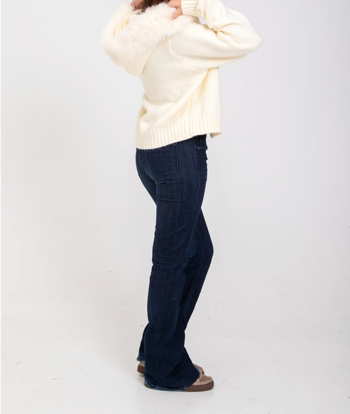Gilet en fourrure - BLANC